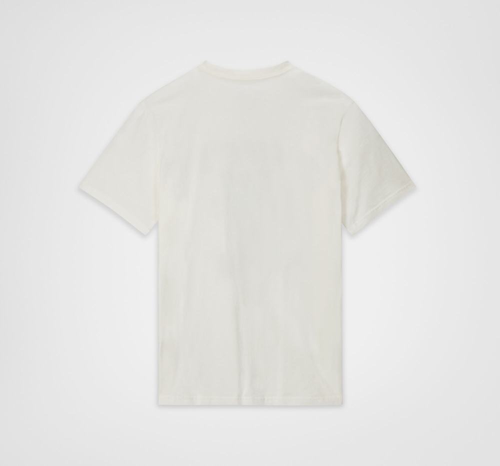 Camiseta Converse Life's Short Stack Homem Branco 841709RJD